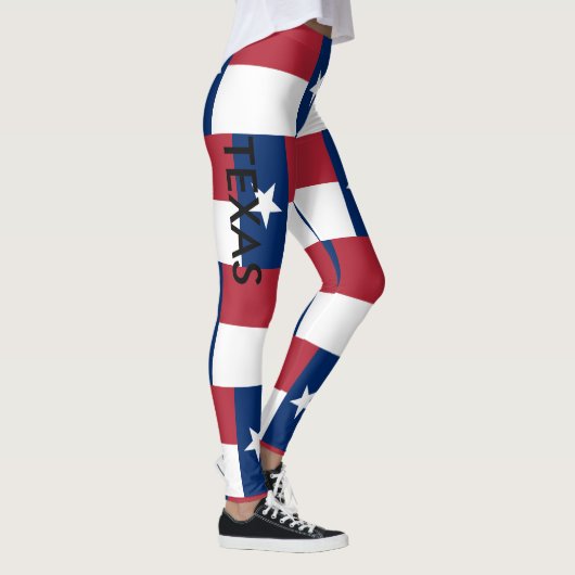 TEXAS Leggings Red White Blue met Yoga Pants (Rechts)