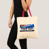 Texas licence bord canvas tas (Voorkant (product))