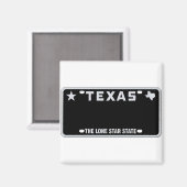 Texas License Bord T-Shirt Magneet (Voorkant / Achterkant)