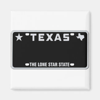Texas License Bord T-Shirt Magneet