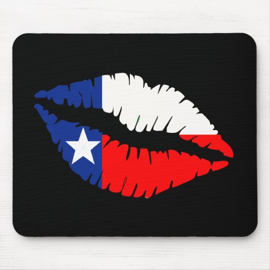 Texas Lips Muismat (Voorkant)