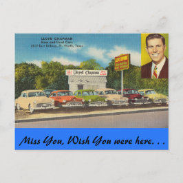Texas, Lloyd Chapman Auto, Fort Worth Briefkaart