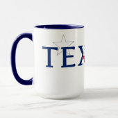 Texas logo met Bluebonnets Mok (Links)
