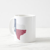 Texas Lone Star  Austin Dallas Houston Koffiemok (Voorkant links)