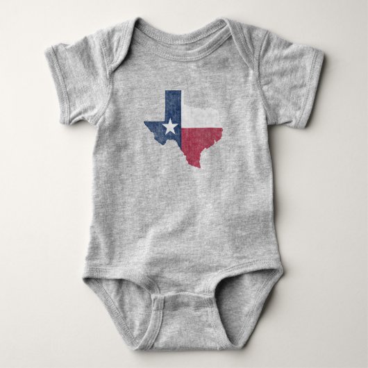 Texas Lone Star Austin Dallas Houston Romper (Voorkant)