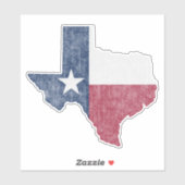 Texas Lone Star Austin Dallas Houston Sticker (Vel)