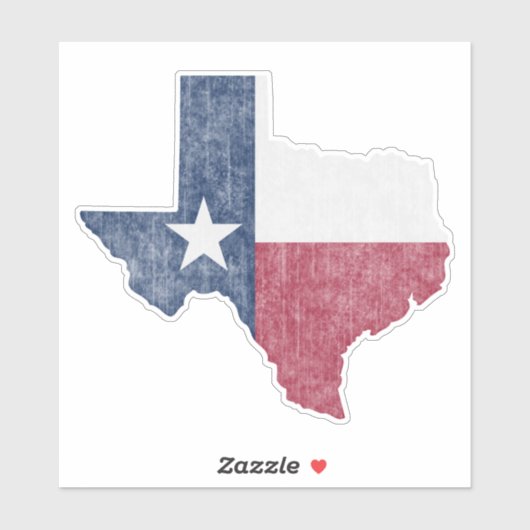 Texas Lone Star  Austin Dallas Houston Sticker (Vel)