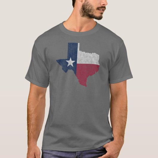 Texas Lone Star  Austin Dallas Houston T-shirt (Voorkant)