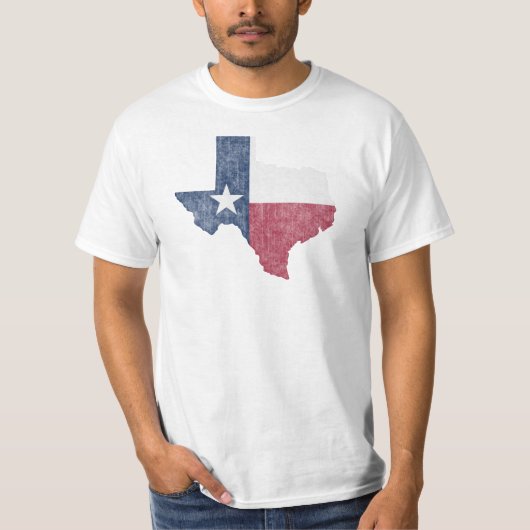 Texas Lone Star  Austin Dallas Houston T-shirt (Voorkant)