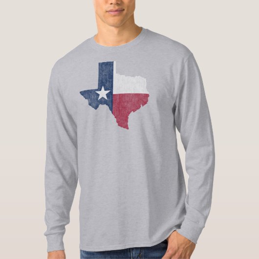 Texas Lone Star  Austin Dallas Houston T-shirt (Voorkant)