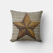 Texas Lone Star Baby Boy Rustiek Boerderij Boho Nu Kussen (Voorkant)