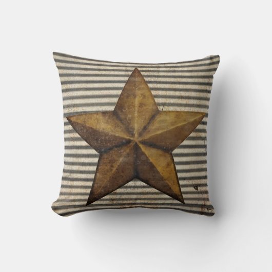 Texas Lone Star Baby Boy Rustiek Boerderij Boho Nu Kussen (Voorkant)