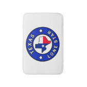 Texas Lone Star Badmat (Voorkant Verticaal)