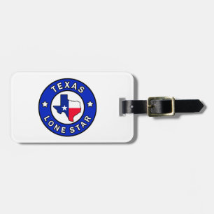 Texas Lone Star Bagagelabel