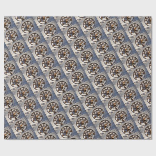 Texas Lone Star Cadeaupapier (Vlak)