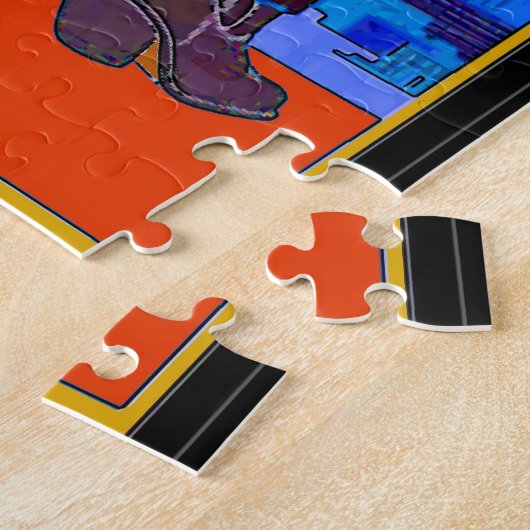 Texas Lone Star Cowboy Legpuzzel (Zijkant)