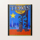 Texas Lone Star Cowboy Legpuzzel (Verticaal)