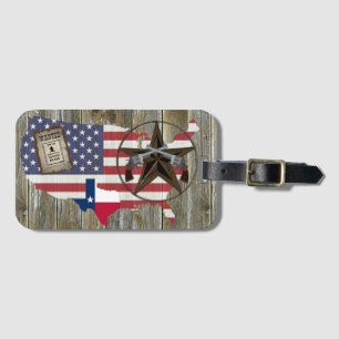Texas Lone Star Dueling Pistols Meest gezochte Sig Bagagelabel