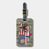 Texas Lone Star Dueling Pistols Meest gezochte Sig Bagagelabel (Voorkant verticaal)