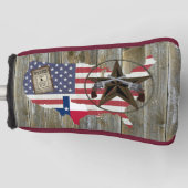 Texas Lone Star Dueling Pistols Meest gezochte Sig Golfheadcover (Voorkant)