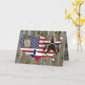 Texas Lone Star Dueling Pistols Meest gezochte Sig Kaart (Gele Bloem)