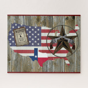 Texas Lone Star Dueling Pistols Meest gezochte Sig Legpuzzel