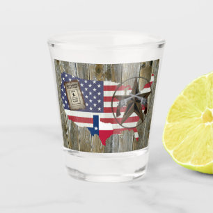 Texas Lone Star Dueling Pistols Meest gezochte Sig Shot Glas