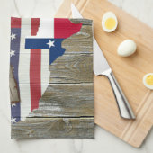 Texas Lone Star Dueling Pistols Meest gezochte Sig Theedoek (Quarter Fold)