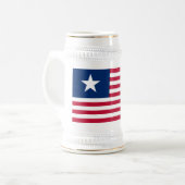 Texas, Lone Star en Stripes Bierpul (Voorkant links)