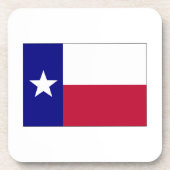 Texas Lone Star Flag Bier Onderzetter (Voorkant)