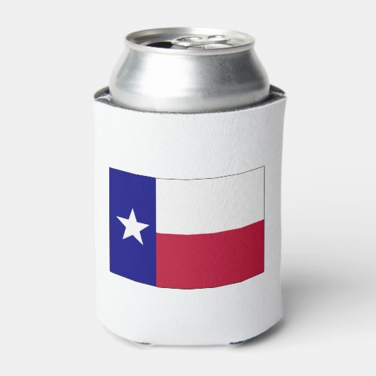 Texas Lone Star Flag Blikjeskoeler (Blikje Voorkant)