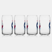 TEXAS LONE STAR FLAG BLIKVORM GLAS (Links)