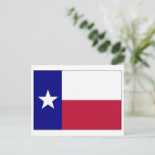 Texas Lone Star Flag Briefkaart (Staand voorkant)