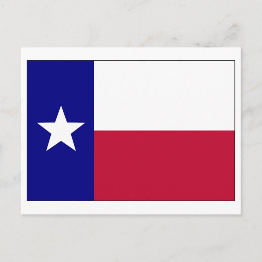 Texas Lone Star Flag Briefkaart (Voorkant)