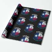 TEXAS LONE STAR FLAG CADEAUPAPIER (Uitgerold)