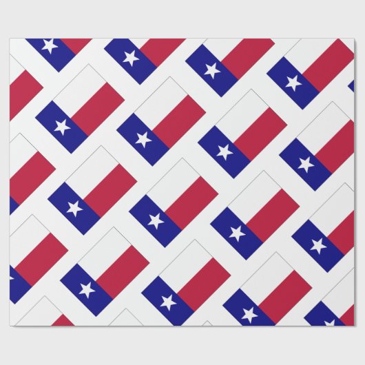Texas Lone Star Flag Cadeaupapier (Vlak)