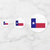 Texas Lone Star Flag Confetti (Voorkanten)