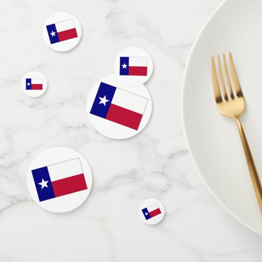Texas Lone Star Flag Confetti (Groep)