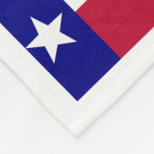 Texas Lone Star Flag Fleece Deken (Hoek)