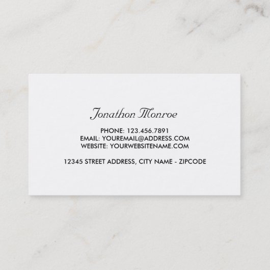 Texas Lone Star Flag Glass Effect Texaan Visitekaartje (Achterkant)