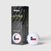 Texas Lone Star Flag Golfballen (Verpakking)