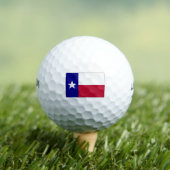 Texas Lone Star Flag Golfballen (Insitu Shirt)