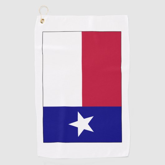 Texas Lone Star Flag Golfhanddoek (Voorkant)
