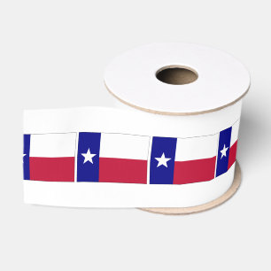 Texas Lone Star Flag Grosgrain Lint