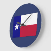 Texas Lone Star Flag Grote Klok (Hoek)