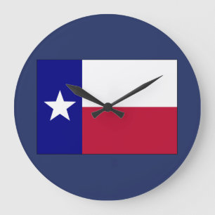 Texas Lone Star Flag Grote Klok
