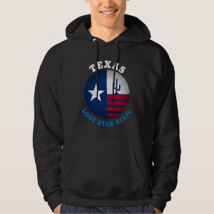 TEXAS LONE STAR FLAG HOODIE