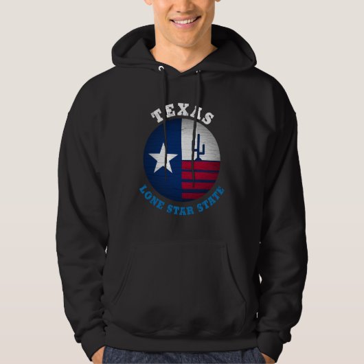 TEXAS LONE STAR FLAG HOODIE (Voorkant)