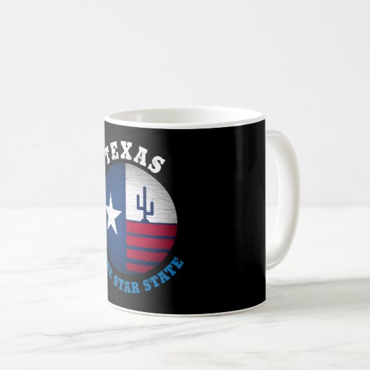 TEXAS LONE STAR FLAG KOFFIEMOK (Voorkant rechts)