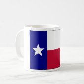 Texas Lone Star Flag Koffiemok (Voorkant links)